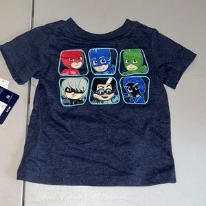 👕Nwt 12m pj masks T-shirt glow in the dark